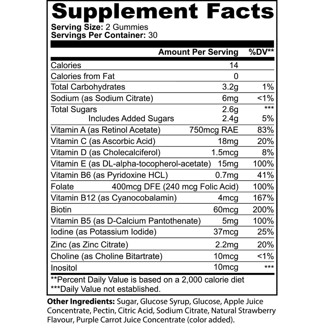 Multivitamin Bear Gummies - Stellara